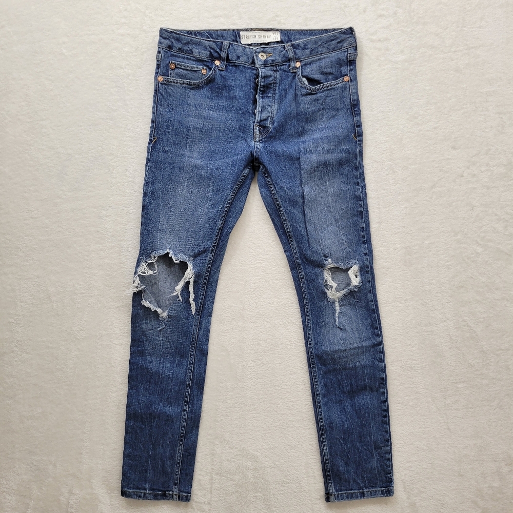 Topman Ripped Jeans Sz 32